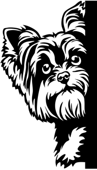 Aufkleber Yorkshire Terrier