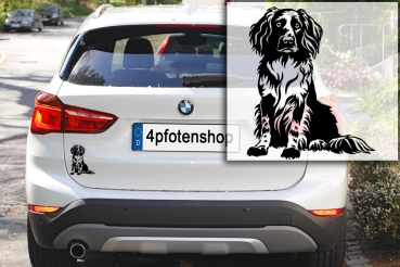 Autoaufkleber "Münsterländer" Kontur