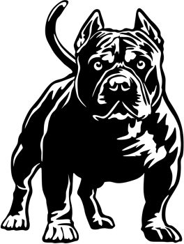Aufkleber American Bully