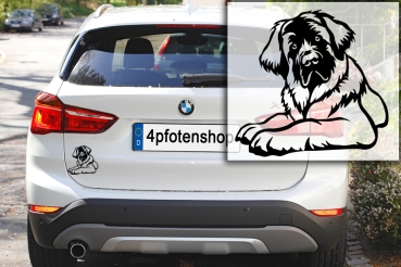 Autoaufkleber "Leonberger" Kontur
