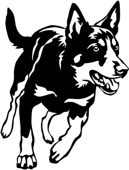 Aufkleber Australian Kelpie