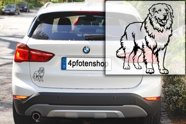 Preview: Autoaufkleber "Maremmano" Kontur