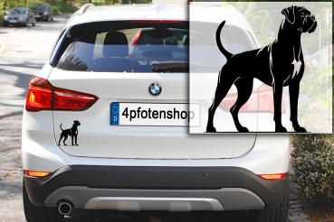 Preview: Autoaufkleber "Boxer" Kontur