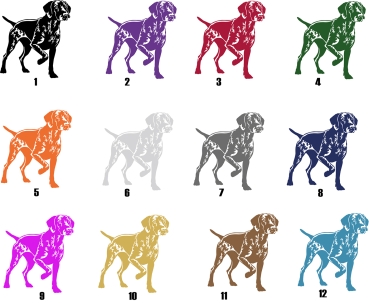 Preview: Autoaufkleber "Deutsch Kurzhaar" Kontur