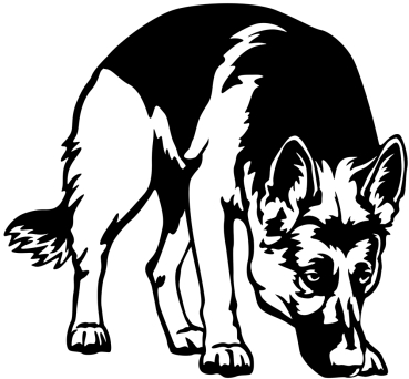 Aufkleber Deutscher Schäferhund