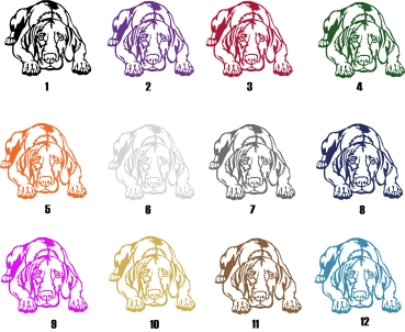 Preview: Autoaufkleber "Magyar Vizsla" Kontur