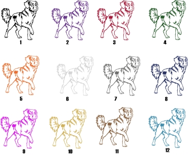 Preview: Autoaufkleber "Duck Tolling Retriever" Kontur