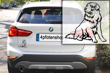Preview: Autoaufkleber "Maremmano" Kontur