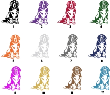 Preview: Autoaufkleber "Landseer" Kontur