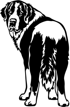 Aufkleber Landseer
