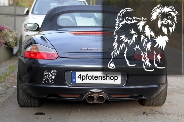 Autoaufkleber "Affenpinscher" Kontur