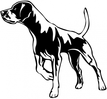 Autoaufkleber "English Pointer" Kontur