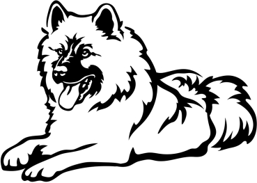 Autoaufkleber "Eurasier" Kontur