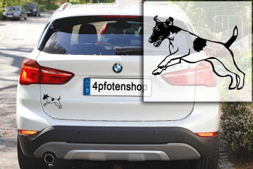 Autoaufkleber "Foxterrier (Glatthaar)" Kontur - Kopie