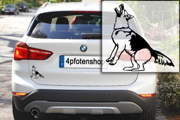 Autoaufkleber "Deutscher Schäferhund" Kontur