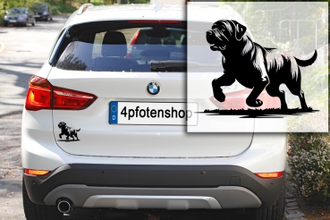 Autoaufkleber "Englischer Mastiff" Kontur