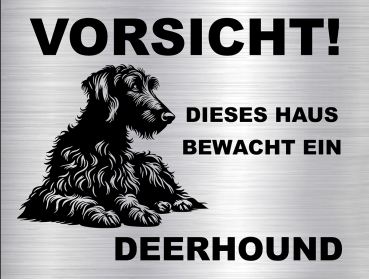 Hundeschild Scottish Deerhound