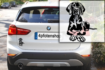 Autoaufkleber "Weimaraner" Kontur