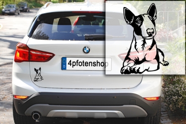 Autoaufkleber "Bullterrier" Kontur