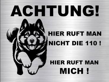 Hundeschild American Akita