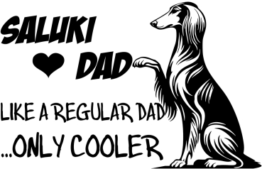 Aufkleber Saluki "Saluki Dad"