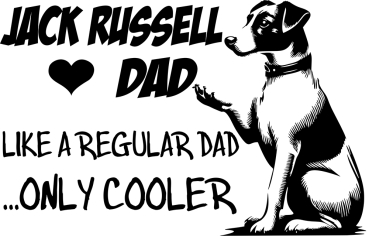 Aufkleber Jack Russell Terrier "Jack Russell Dad"