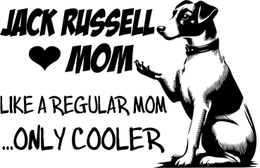 Aufkleber Jack Russell Terrier "Jack Russell Mom"