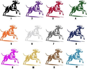 Autoaufkleber "Weimaraner" Kontur