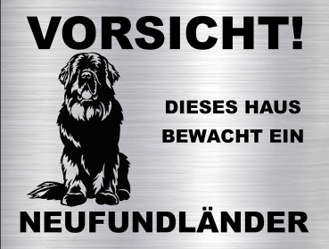 Hundeschild Neufundländer