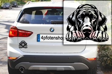 Autoaufkleber "Deutsche Dogge" Kontur