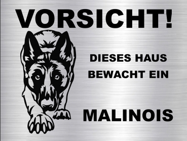 Hundeschild Malinois