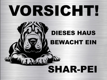 Hundeschild Shar-Pei