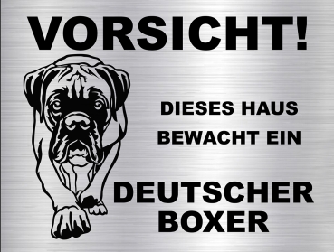 Hundeschild Boxer