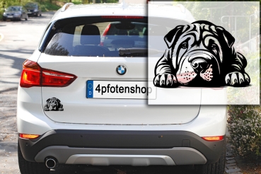 Autoaufkleber "Shar-Pei" Kopf