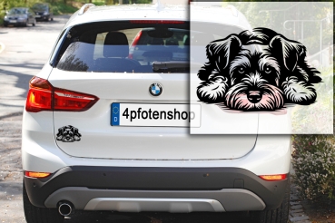 Autoaufkleber "Zwergschnauzer" Kontur