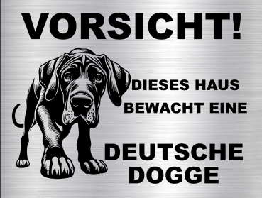 Hundeschild Deutsche Dogge
