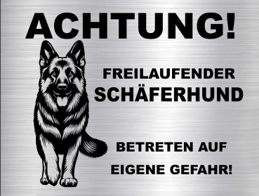 Hundeschild Deutscher Schäferhund