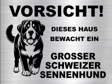 Hundeschild Großer Schweizer Sennenhund