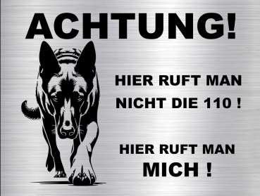 Hundeschild Hollandse Herder