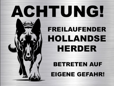 Hundeschild Hollandse Herder