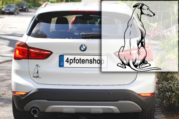 Autoaufkleber "Galgo" Kontur