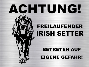 Hundeschild Irish Wolfhound