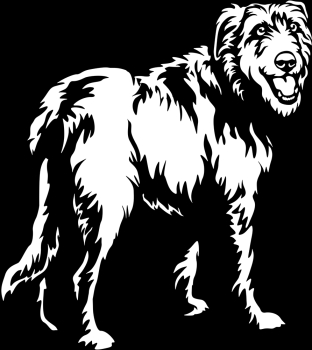 Aufkleber Irish Wolfhound