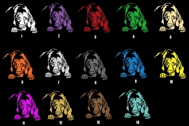 Preview: Autoaufkleber "Magyar Vizsla" Kontur