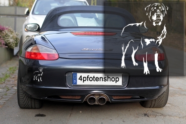 Preview: Autoaufkleber "Rottweiler" Kontur