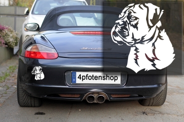 Preview: Autoaufkleber "Continental Bulldog" Kopf