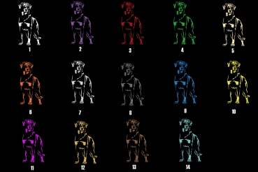 Preview: Autoaufkleber "Beauceron" Kontur