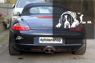 Preview: Autoaufkleber "Landseer" Kontur