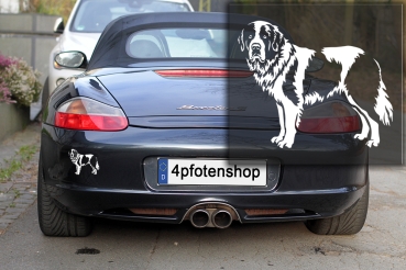 Preview: Autoaufkleber "Landseer" Kontur