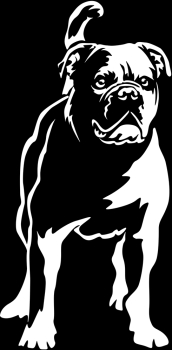 Aufkleber Continental Bulldog Kopf